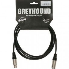 Кабель Klotz Greyhound микрофонный XLR, 1.5м (GRG1FM01.5) 