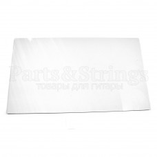 Пластик Hosco для изготовления панелей (pickguard), лист 23х39 см, однослойный, белый (PG-W1) 