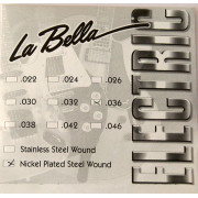 EL036 Отдельная струна, сталь в никелированной оплетке, 036, La Bella