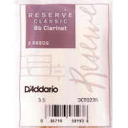 DCT0235 Reserve Classic Трости для кларнета Bb, размер 3.5, 2шт., Rico