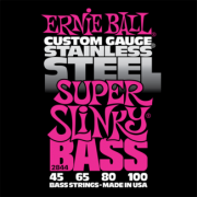 Струны Ernie Ball Stainless Steel Super Slinky Bass 45-100 (2844)