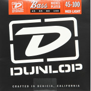 DBN45100 Комплект струн для бас-гитары, никелированные, Medium Light, 45-100, Dunlop