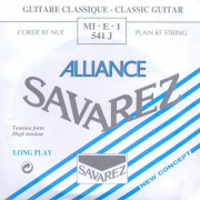 541J Alliance Отдельная 1-я струна для классической гитары, сильное натяжение, Savarez