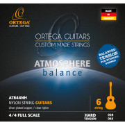 ATB44NH Atmosphere Balance Комплект струн для классической гитары, сильное натяжение, Ortega