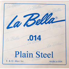 Струна La Bella для гитары 014, сталь (PS014) 