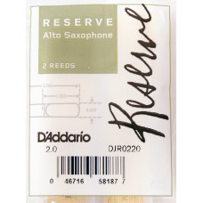 DJR0220 Reserve Трости для саксофона альт, размер 2.0, 2шт., Rico