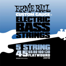 Струны Ernie Ball Flatwound Bass 5-string 45-130 (2810)
