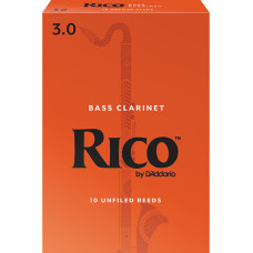 REA1030 Rico Трости для кларнета бас, размер 3.0, 10шт, Rico