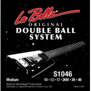 S1046 Комплект струн для электрогитары без головки грифа, 10-46, сталь, Regular, La Bella