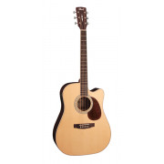 MR720F-NS MR Series Электро-акустическая гитара с вырезом, цвет натуральный, Cort