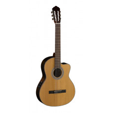 AC250CF-NAT Classic Series Классическая гитара со звукоснимателем, с вырезом, цвет натуральный, Cort