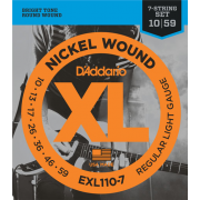 Струны D'Addario Nickel Wound 10-59 (EXL110-7 XL)