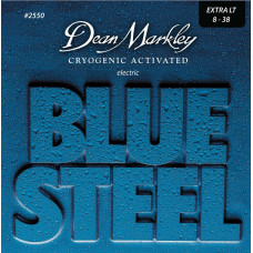 DM2550 Blue Steel Комплект струн для электрогитары, никелированные, 8-38, Dean Markley