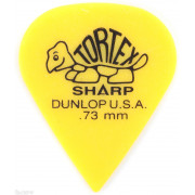 Медиатор Dunlop Tortex Sharp желтый 0.73мм 