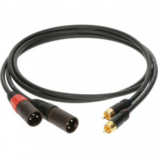 AL-RM0150 Кабель акустический RCA-XLRm, 1,5м, 2шт, Klotz