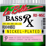 RX-N5C RX – Nickel Комплект струн для 5-струнной бас-гитары, никелированные, 45-130, La Bella