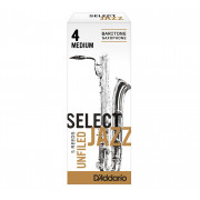 RRS05BSX4M Select Jazz Unfiled Трости для саксофона баритон, размер 4, средние (Medium), 5шт, Rico