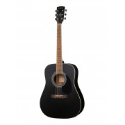 Электро-акустическая гитара Parkwood с чехлом, черная (W81E-BKS)