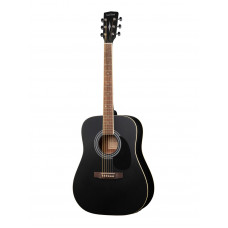 Электро-акустическая гитара Parkwood с чехлом, черная (W81E-BKS)