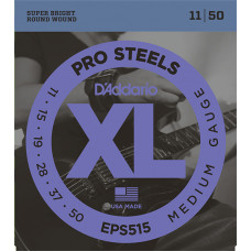 EPS515 ProSteels Комплект струн для электрогитары, Medium, 11-50, D'Addario