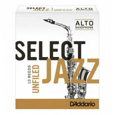 RRS10ASX4S Select Jazz Unfiled Трости для саксофона альт, размер 4, мягкие (Soft), 10шт, Rico