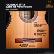 OERP-FLAM2 Защитная накладка на верхнюю деку фламенко гитары, 2 части, съемная, Ortega