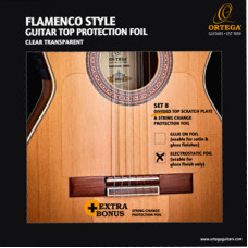 OERP-FLAM2 Защитная накладка на верхнюю деку фламенко гитары, 2 части, съемная, Ortega