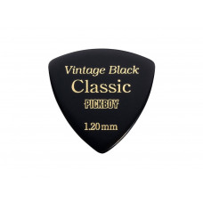 GP-04BL/120 Celluloid Vintage Classic Black Медиаторы 50шт, толщина 1.20мм, Pickboy