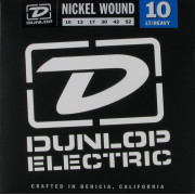 DEN1052 Комплект струн для электрогитары, никелированные, Light/Heavy, 10-52, Dunlop