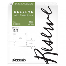 DJR1025 Reserve Трости для саксофона альт, размер 2.5, 10шт., Rico