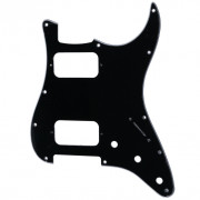 MX2248BK Защитная накладка электрогитары Fender Stratocaster HH, 3 слоя, черная, Musiclily