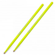 10101003001 Fluorescent Series 5A Барабанные палочки, желтые, орех гикори, HUN