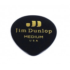 485P03MD Black Teardrop Медиаторы, 12шт, капля, средние, Dunlop