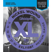 EXL115BT Nickel Wound Комплект струн для электрогитары, Medium, 11-50, D'Addario