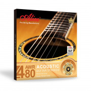AWR480-XL Комплект струн для акустической гитары, бронза 80/20, 10-47, Alice