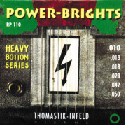 RP110 Power-Brights Heavy Bottom Комплект струн для электрогитары, 10-50, Thomastik