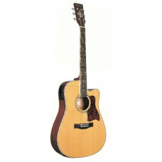 Электроакустическая гитара Caraya, цвет натуральный (F750CEQ)