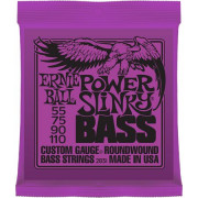 P02831 Power Slinky Bass Комплект струн для бас-гитары, 55-110, никель, Ernie Ball