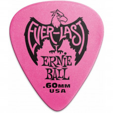 Медиатор Ernie Ball Everlast, 0.6 мм, розовый (P09179) 