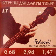 DT-Fedosov Комплект струн для домры тенор, латунь, Fedosov