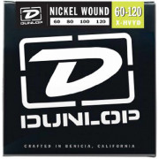 DBN60120 Комплект струн для бас-гитары, никелированные, Extra Heavy Drop, 60-120, Dunlop