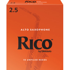 RJA1025 Rico Трости для саксофона альт, размер 2.5, 10шт в упаковке Rico