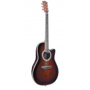 SP722CEQ-BS Электро-акустическая гитара, с вырезом, санберст, Caraya