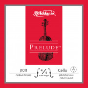 J1011-4/4M Prelude Струна А для виолончели размером 4/4, среднее натяжение, D'Addario