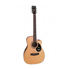 AF515CE-OP-BAG Электро-акустическая гитара, с вырезом, натуральный, с чехлом, Cort