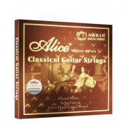 AWR18-H Комплект струн для классической гитары, сильное натяжение, посеребренные, Alice