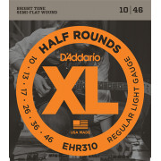EHR310 Half Round Комплект струн для электрогитары, Regular Light, 10-46, D'Addario