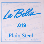 PS019 Отдельная стальная струна без оплетки, 019, La Bella