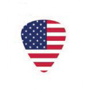 RPFLM Flag Упаковка медиаторов, 12шт, средние, рисунок флаг США, D'Andrea