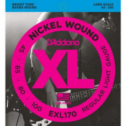 Струны D'Addario Nickel Wound Bass 45-100 (EXL170 XL)